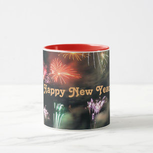 Caneca Feliz ano novo, Fireworks Espetacular, Mug