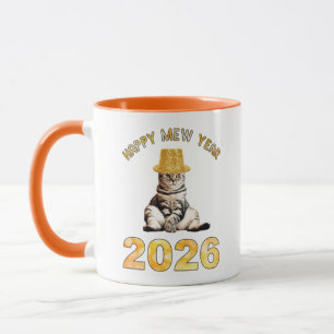 Caneca Feliz Ano Novo Mew 2026