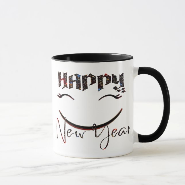 Caneca feliz ano novo MUG 2025 (Direita)
