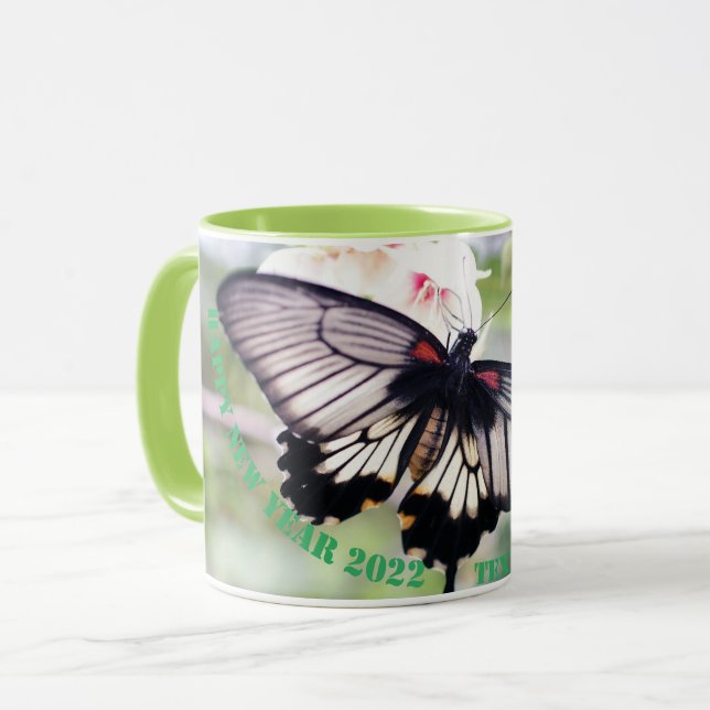Caneca Feliz ano novo Mugs 2024 (Frente Esquerda)