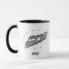 Caneca Feliz aposentadoria 2022 - Presente de aposentador