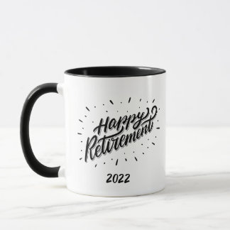 Caneca Feliz aposentadoria 2022 - Presente de aposentador