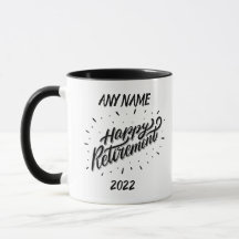 Feliz aposentadoria 2022 - Presente personalizado