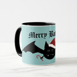 Caneca Feliz Batmas bobo Gótica em azul