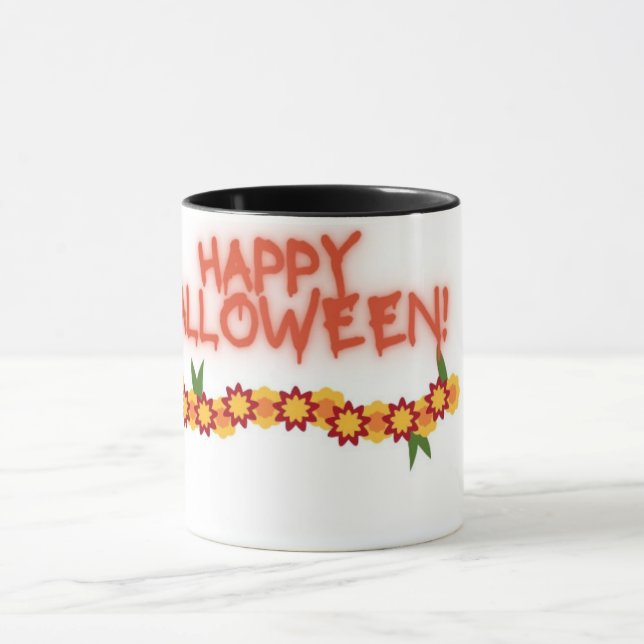 Caneca Feliz Café de Halloween (Centro)