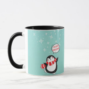 Caneca Feliz Cartoon Penguin