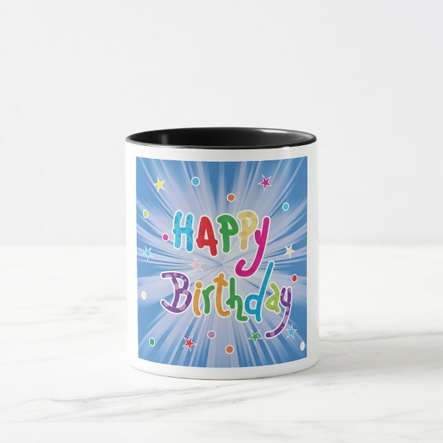 Caneca Feliz Celebração de Aniversário Mug (Criador carregado)
