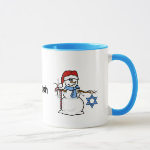Caneca Feliz Chrismukkah Snowman Mug