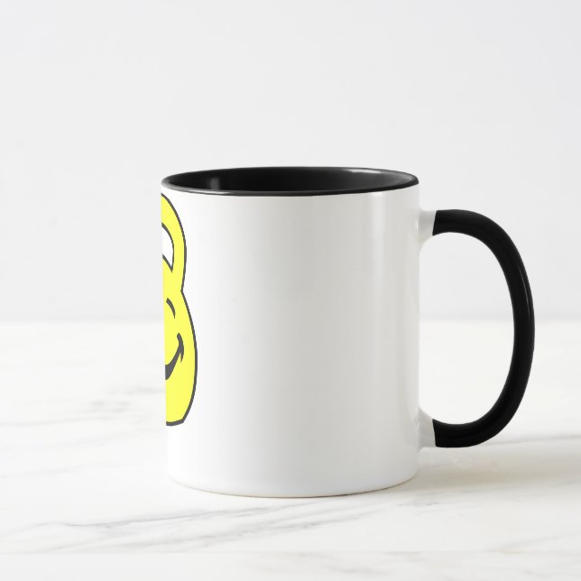 CANECA FELIZ DA CARA DE KETTLEBELL (Direita)