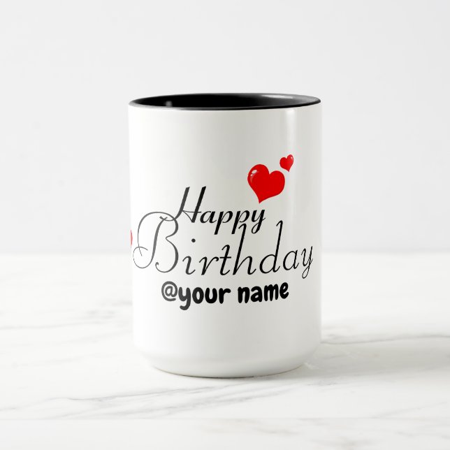 Caneca Feliz de Aniversário (Centro)