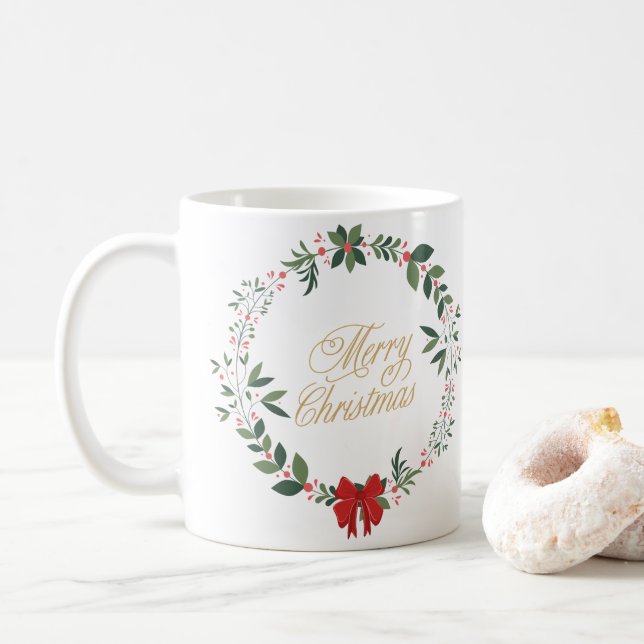 Caneca Feliz de Natal (Com Donut)