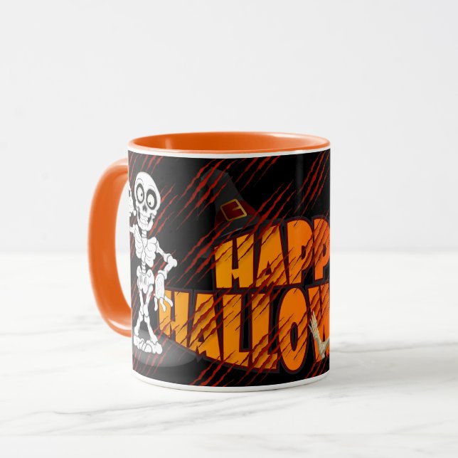 Caneca Feliz Dia das Bruxas (Frente Esquerda)