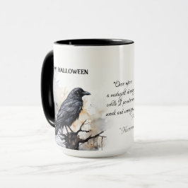 Caneca Feliz Dia das Bruxas de Raven Negro