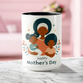 Caneca Feliz Dia das Mães - Um Abraço Amoroso de Mãe 