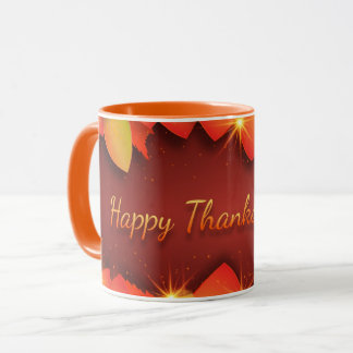 Caneca Feliz Dia de Ação de Graças