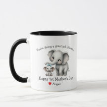 Feliz Dia de as mães 1rua Mama e Elefante