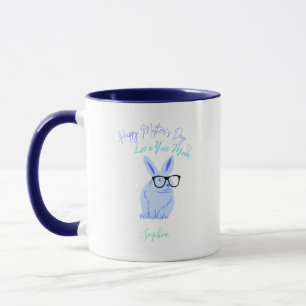 Caneca Feliz dia de as mães Blue Bunny
