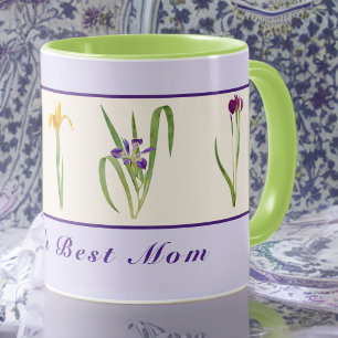 Caneca Feliz Dia de as mães Roxo Irrita Melhor Mãe do M