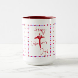 Caneca Feliz dia de os namorados Red Mug