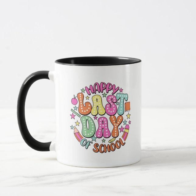 Caneca Feliz Dia do Último Ensino (Esquerda)