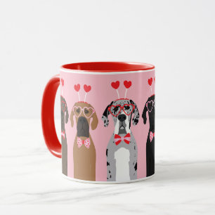 Caneca Feliz Dia dos Namorados Grandes Caninos