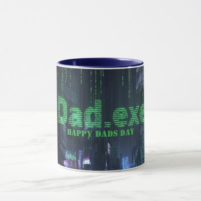 Caneca Feliz Dia dos Pais "PAI.EXE" Personalizado (Centro)