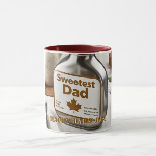 Caneca Feliz Dia dos Pais Personalizado do "Pai Mais Doce