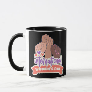 Caneca Feliz Dia Internacional da Mulher