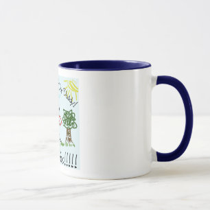 Caneca feliz do dia dos pais