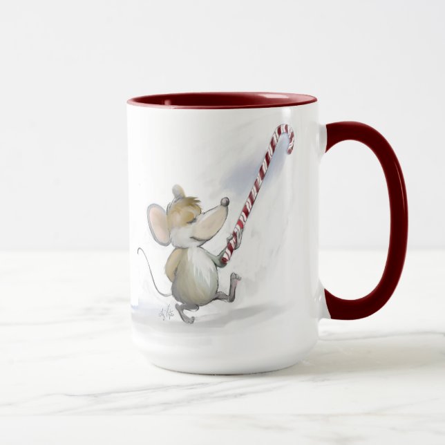 Caneca Feliz do mouse Moe (Direita)
