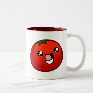 Caneca feliz do tomate