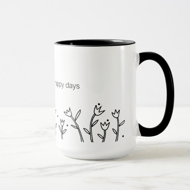 Caneca feliz dos dias - Sarah Fielke BOM 2016 (Direita)