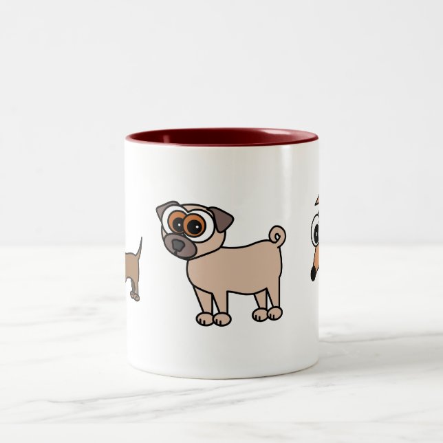 Caneca feliz dos filhotes de cachorro (Centro)
