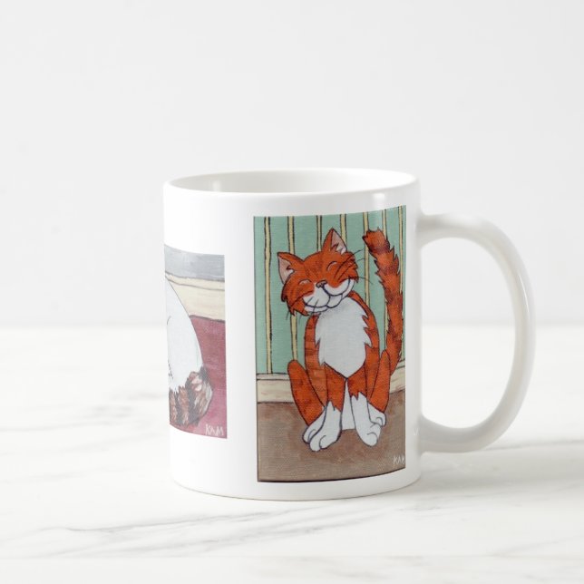 Caneca feliz dos gatos (Direita)