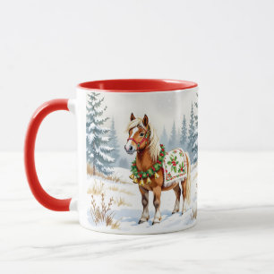 Caneca Feliz e Brilho, Holly Jolly Shetland Pony Christma
