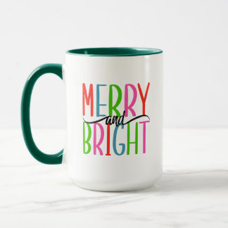 Caneca Feliz e Brilho - Natal