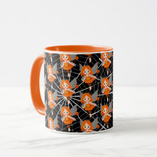 Caneca Feliz Fada de Halloween