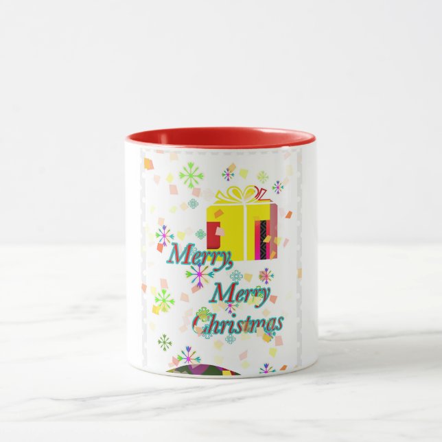 Caneca Feliz Feliz Natal Presente (Centro)