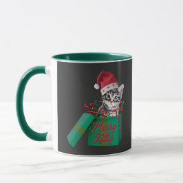 Caneca Feliz Gatinho, Feliz Natal