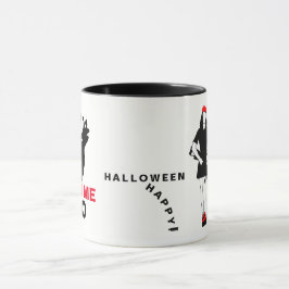 Caneca Feliz Halloween Engraçado Horror personalizável