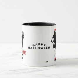 Caneca Feliz Halloween Engraçado Horror personalizável