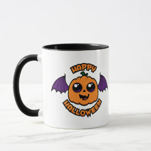 Caneca Feliz Halloween Kawaii Pumpkin Spooky Cuteness