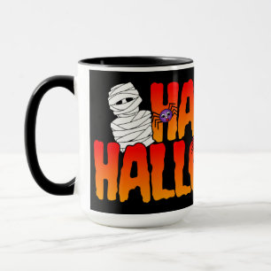 Caneca Feliz Halloween Mummy Graphic
