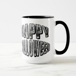 Caneca Feliz Halloween Spiders & Spider Web Mug