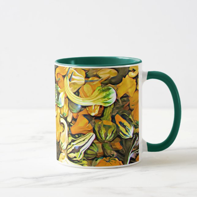 Caneca Feliz Halloween Squash e Gosta de Coffee Mug (Direita)