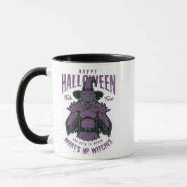 Caneca Feliz Halloween Witch Mug - "O que há com as bruxa