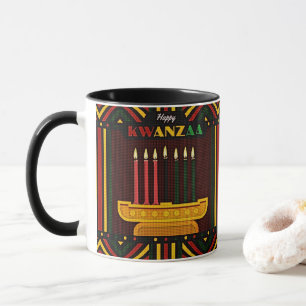 Caneca Feliz Kwanzaa PopArt