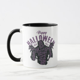 Caneca Feliz Múmia das Halloween - Monstro Malhado