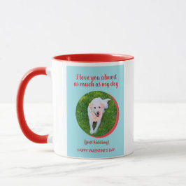Caneca Feliz Namorados Cachorro Canhoto Coffee Mug