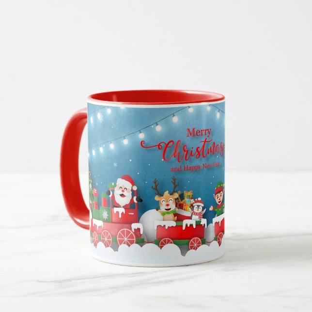 Caneca Feliz Natal (Frente Esquerda)